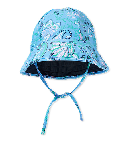 Milky Summer Swim Hat - Blue