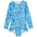 Milky Summer L/S Swimsuit - Blue