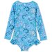 Milky Summer L/S Swimsuit - Blue