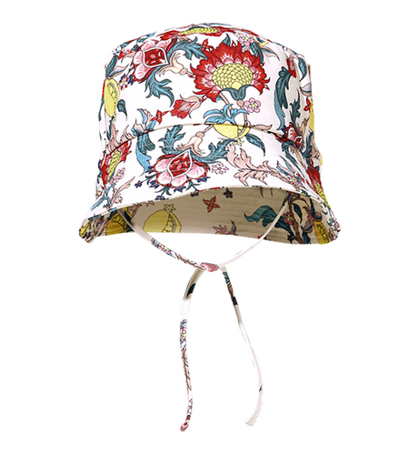 Milky Citrus Floral Junior Hat