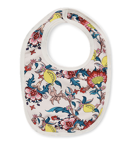 Milky Citrus Floral Bib