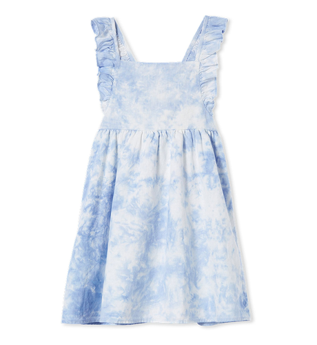 Milky Tie Dye Dress - Blue