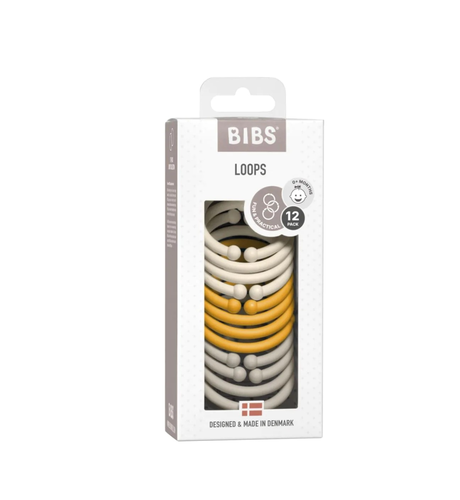 Bibs Loops Link Toy - Ivory/Honey/Sand