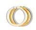 Bibs Loops Link Toy - Ivory/Honey/Sand