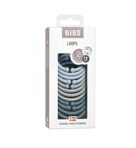 Bibs Loops Link Toy - Blue/Cloud/Petrol