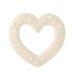 Bibs Baby Bitie Heart - Ivory