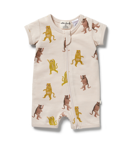 Wilson & Frenchy Organic Boyleg Zipsuit - Roar