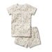 Wilson & Frenchy Organic Rib S/S PJ's - Peek-a-Boo