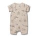 Wilson & Frenchy Organic Rib Boyleg Zipsuit - Little Pelican