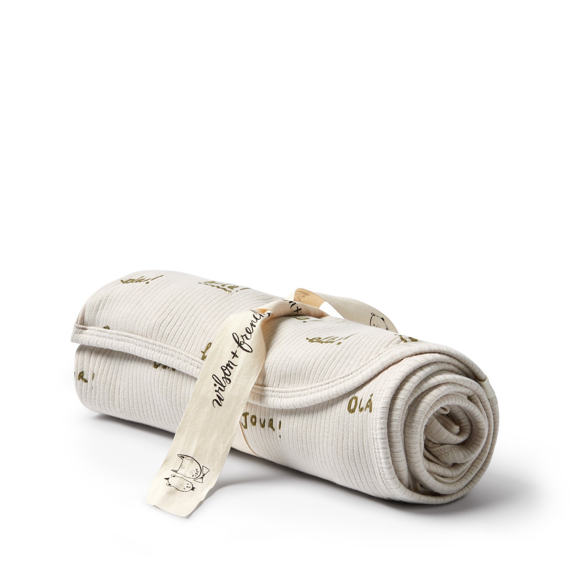 Wilson & Frenchy Organic Rib Bunny Rug - Bonjour - BABY ESSENTIALS ...