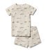 Wilson & Frenchy Organic Rib S/S PJ's - Bonjour