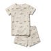 Wilson & Frenchy Organic Rib S/S PJ's - Bonjour