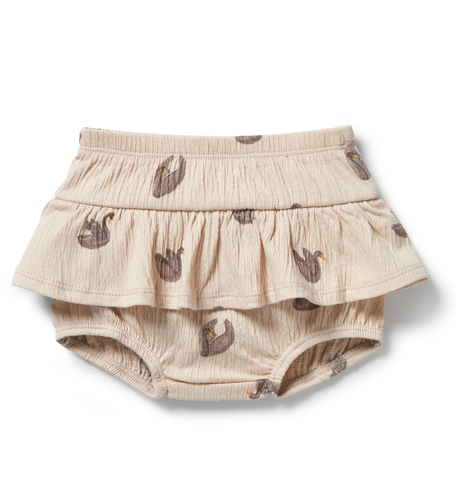 Wilson & Frenchy Crinkle Ruffle Nappy Pant - Little Swan