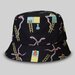 Crate Kids Snakes & Ladders Bucket Hat - Black