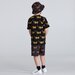 Crate Kids Tiger Gang Swim Shorts - Black