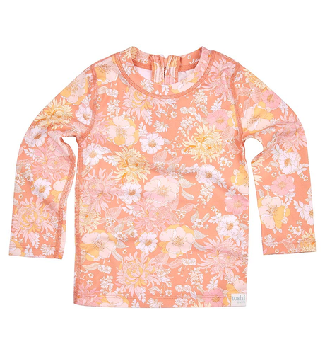 Toshi Swim Rashie L/S - Tea Rose