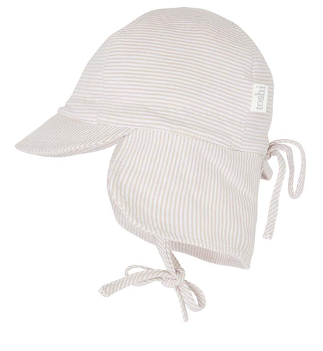 Toshi Flap Cap Baby - Peanut