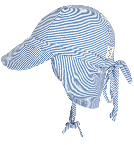 Toshi Flap Cap Baby - Sky