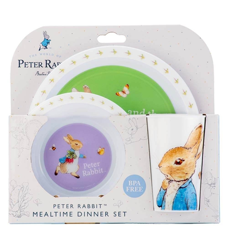 Peter Rabbit 3pc Dinner Set