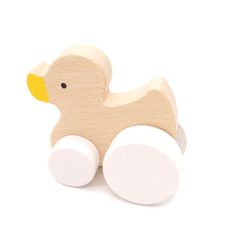 Wooden Animal Push Along Car