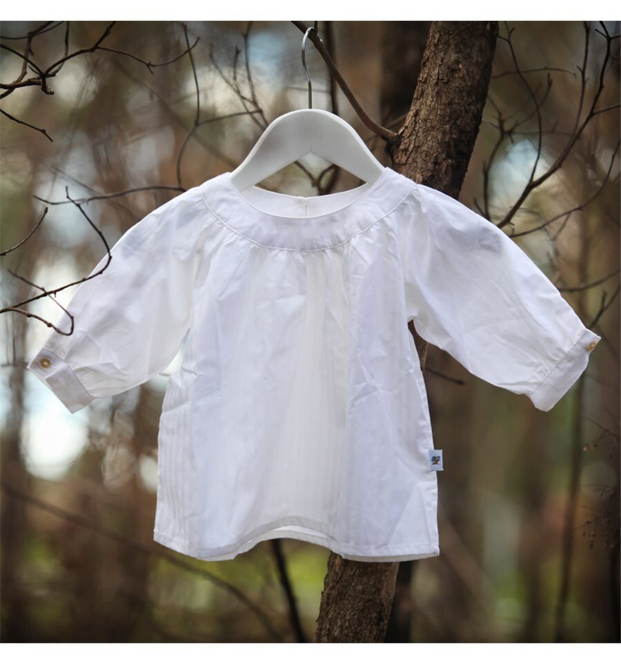 Daisy & Moose White Roundneck Top SALESale Girls Clothing Kids