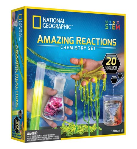 National Geographic Amazing Reactions Chemical Set