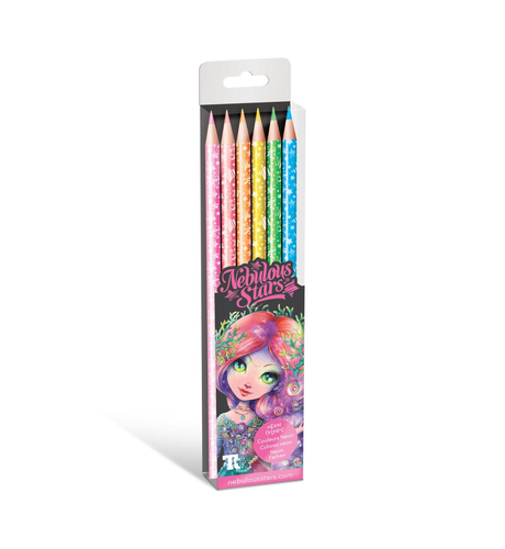 Nebulous Stars Colouring Pencils 6pk - Assorted