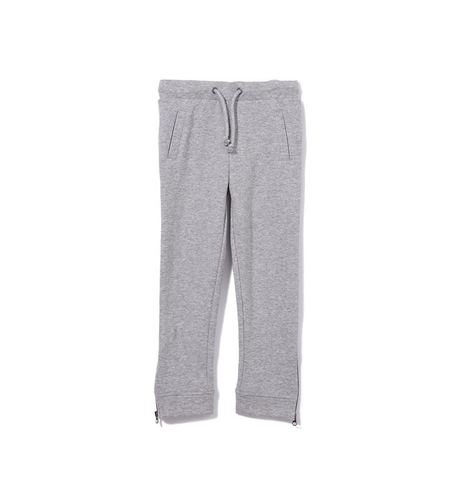Milky Silver Marle Track Pants
