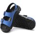 Birkenstock Kids Mogami Birko-Flor Ultrablue/Black (Narrow Fit)