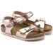 Birkenstock Kids Rio Birko-Flor Metallic Copper (Narrow Width)