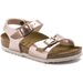 Birkenstock Kids Rio Birko-Flor Metallic Copper (Narrow Width)