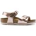 Birkenstock Kids Rio Birko-Flor Metallic Copper (Narrow Width)