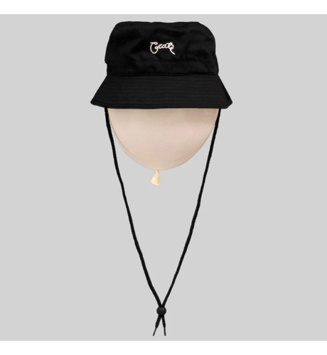 Crate Kids Black Script Bucket Hat