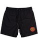 Santa Cruz Classic Dot Cruzier Beach Shorts - Black