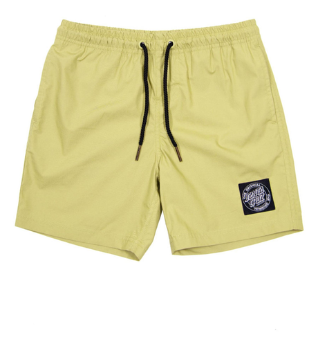 Santa Cruz Mfg Cruzier Solid Beach Shorts - Yellow