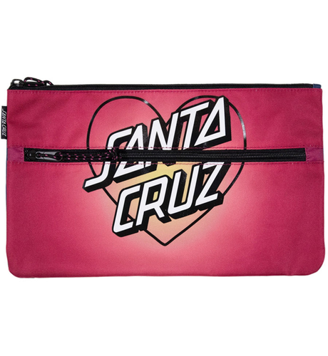 Santa Cruz Gradient Heart Dot Pencil Case