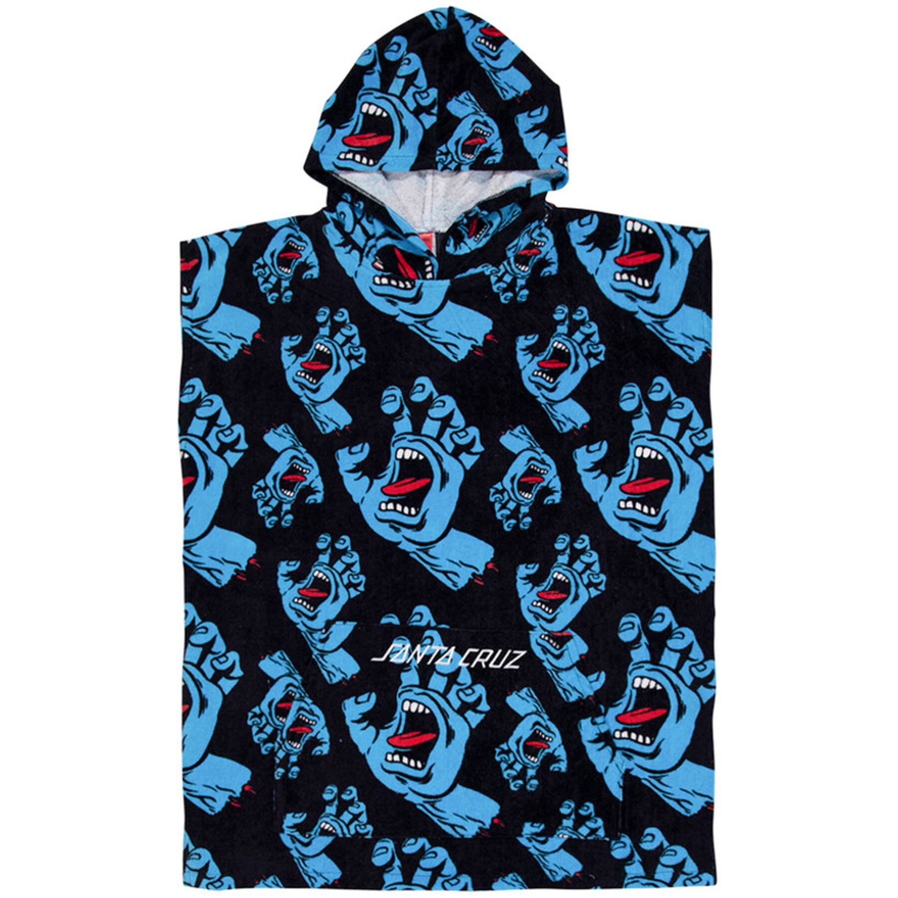 Santa Cruz Screaming Hand Poncho Towel - SHOP BY BRAND-Santa Cruz