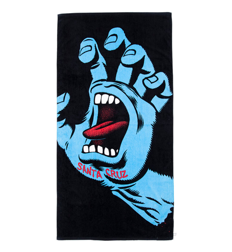 Santa Cruz Screaming Hand Beach Towel