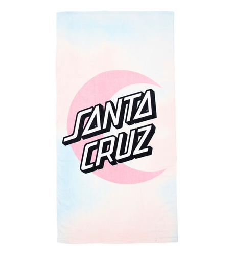 Santa Cruz Moon Dot Tie Dye Beach Towel