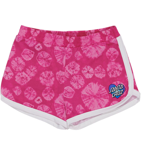 Santa Cruz Gradient Heart Dot Swim Shorts - Orchid Tie Dye