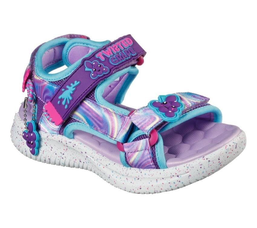 Skechers Jumpsters Sandal - Grape - FOOTWEAR-Sandals & Jandals : Kids ...
