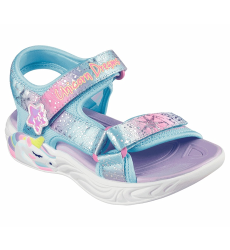 Skechers Girls Unicorn Dream Sandal - Majestic Bliss