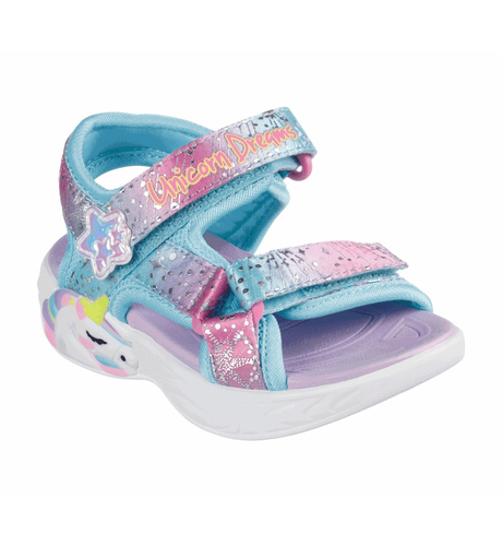 Skechers Toddlers Unicorn Dreams Sandal - Majestic Bliss