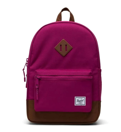 Herschel Youth Heritage Backpack (16L) - Festival Fuschia/Saddle Brown