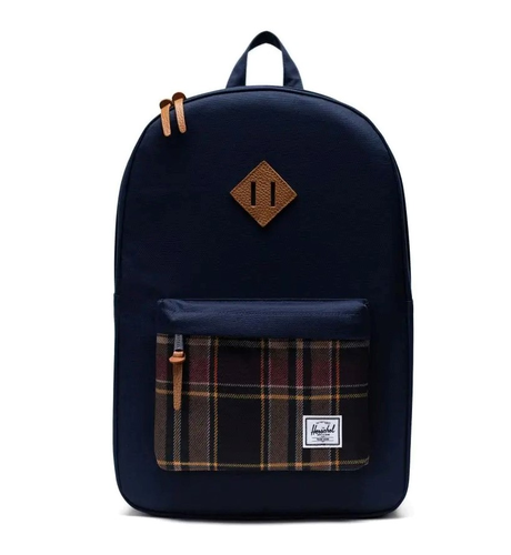 Herschel Heritage Back (21.5L) - Peacoat/Peacoat Plaid