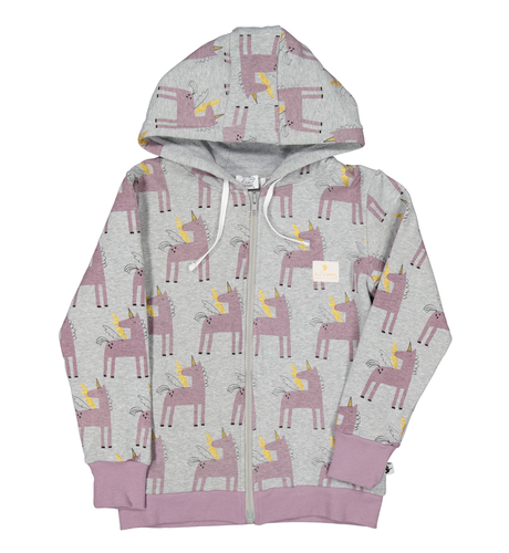 Kissed By Radicool Sparkle Unicorns Zip Hood