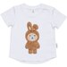 Huxbaby Bunny Bear T-Shirt - White