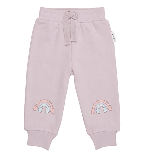 Huxbaby Rain Bow Knee Retro Track Pant - Lavender