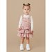 Huxbaby Rain Bow Overall Frill Dress - Dusty Rose