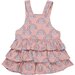 Huxbaby Rain Bow Overall Frill Dress - Dusty Rose